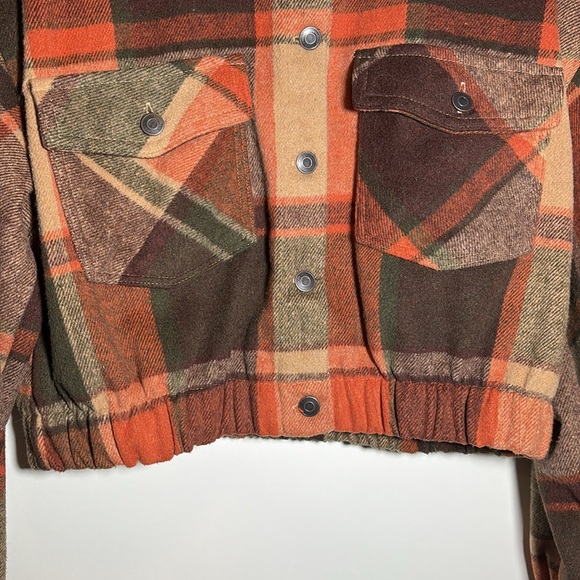 Ashley Outerwear Jacket / Brown plaid / Cozy & Comfy/ trendy  Sz Xl - - Picture 6 of 9